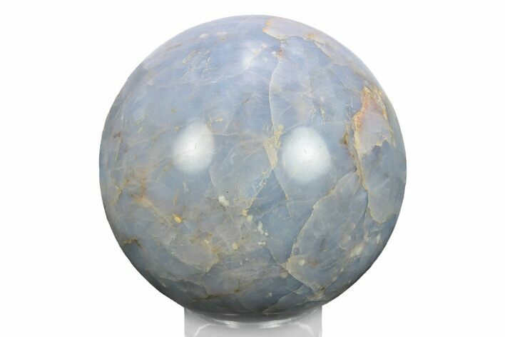 Polished Blue Quartz Sphere - Madagascar #245464
